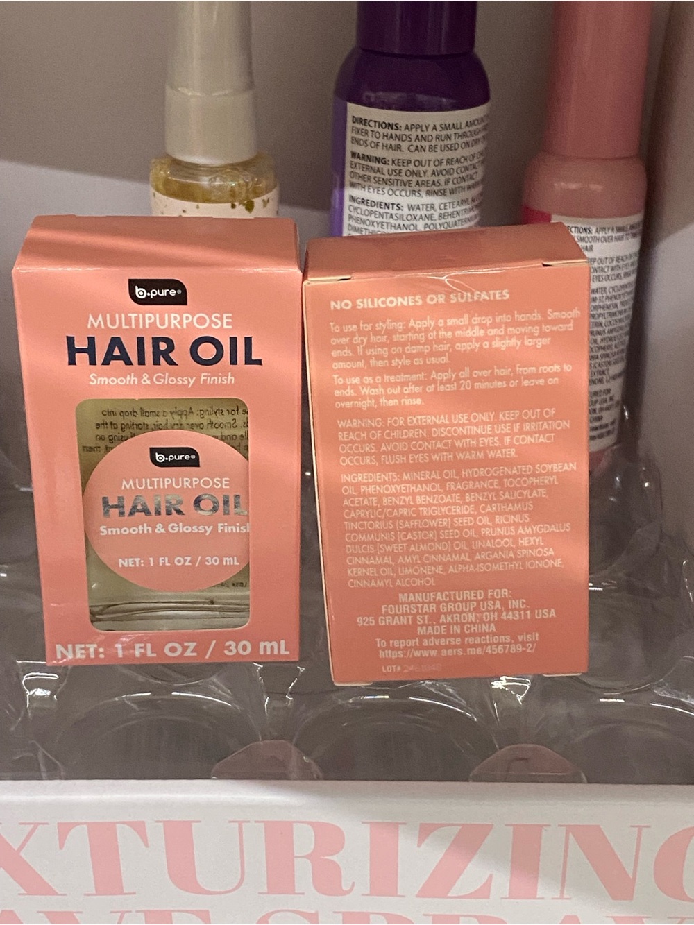 b-pure Multipurpose Hair Oil 2 pack